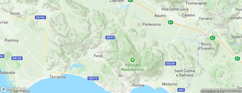 Campodimele, Italy Map