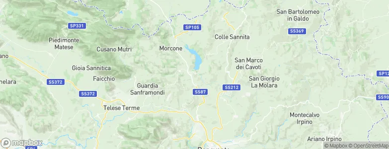 Campolattaro, Italy Map