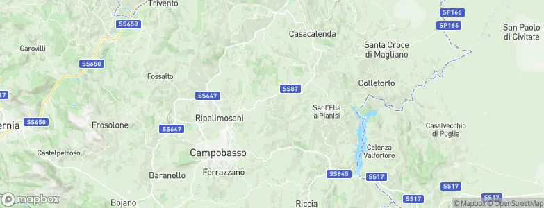 Campolieto, Italy Map