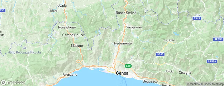 Campomorone, Italy Map