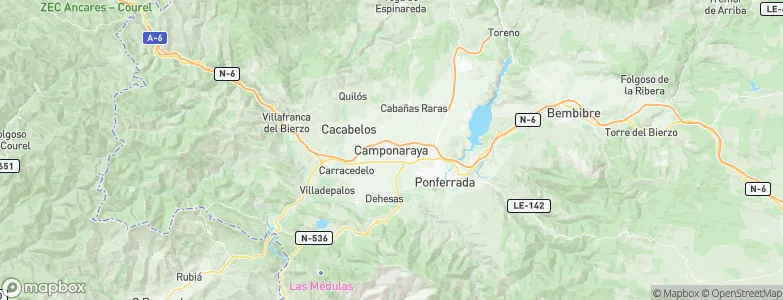 Camponaraya, Spain Map