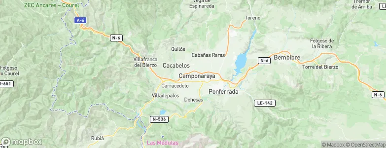 Camponaraya, Spain Map