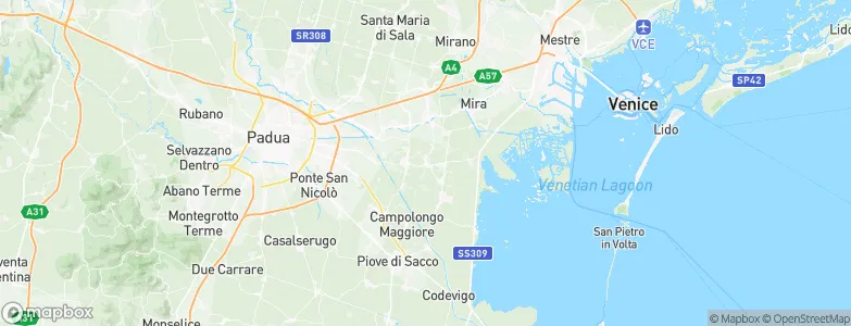 Camponogara, Italy Map