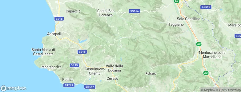 Campora, Italy Map