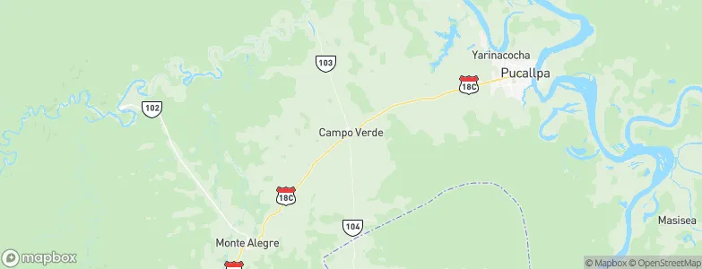 Campoverde, Peru Map