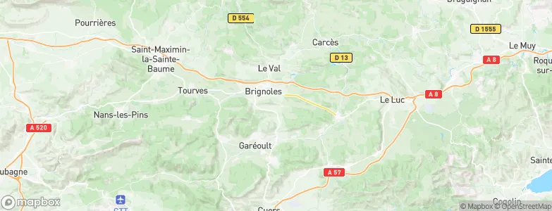 Camps-la-Source, France Map