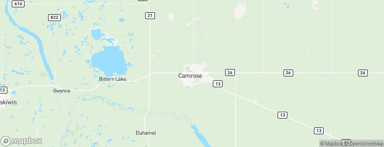 Camrose, Canada Map