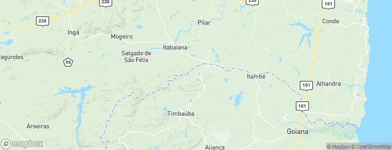 Camutanga, Brazil Map