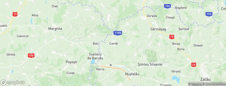 Camăr, Romania Map