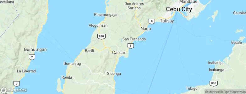 Can-asujan, Philippines Map