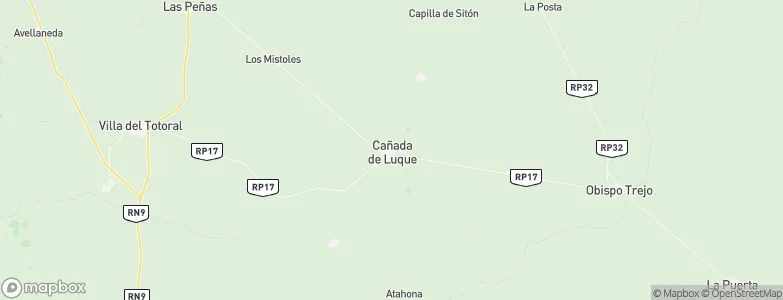 Cañada de Luque, Argentina Map