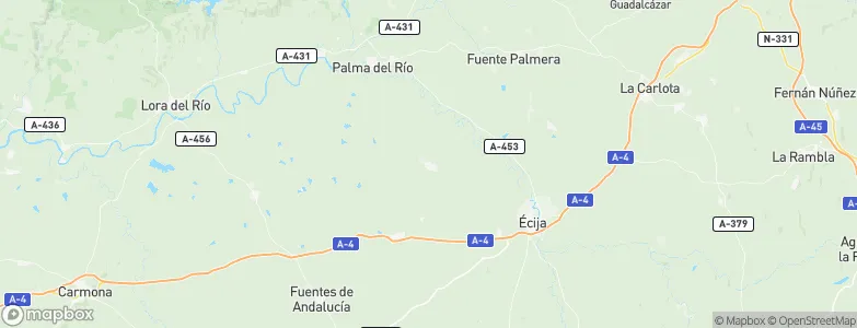 Cañada Rosal, Spain Map