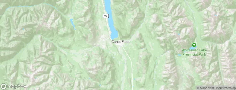Canal Flats, Canada Map