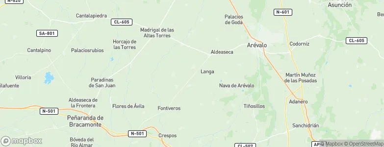 Canales, Spain Map