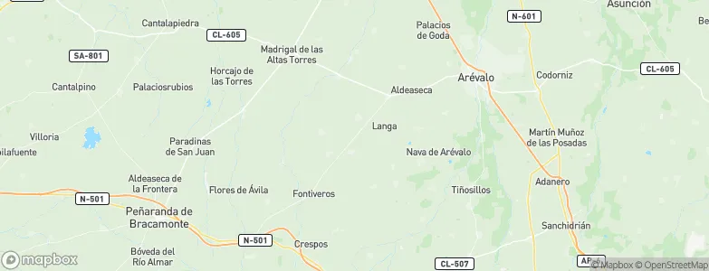 Canales, Spain Map