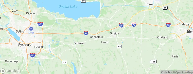 Canastota, United States Map