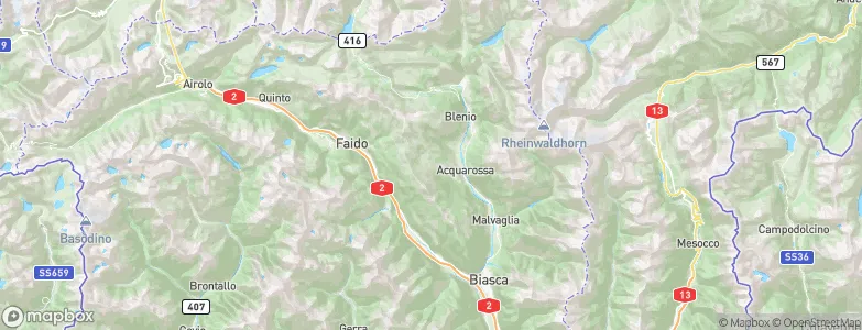 Cancori, Switzerland Map