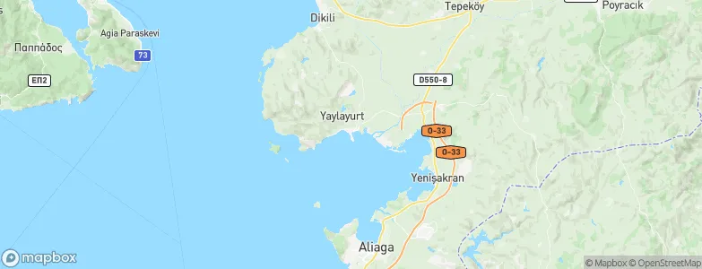 Çandarlı, Turkey Map