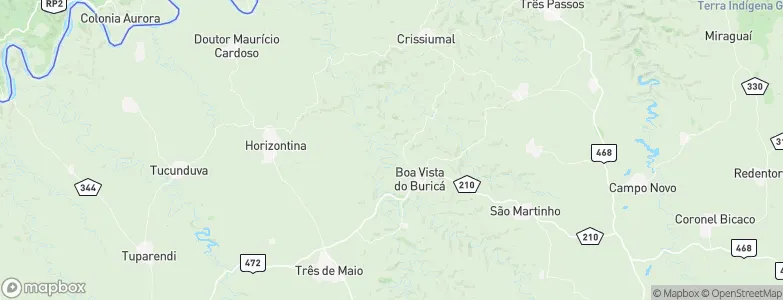 Candelária, Brazil Map