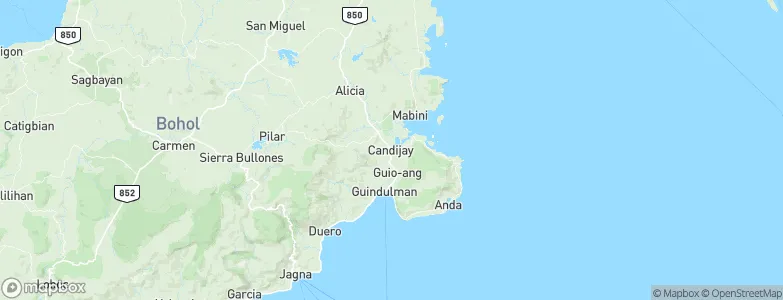 Candijay, Philippines Map