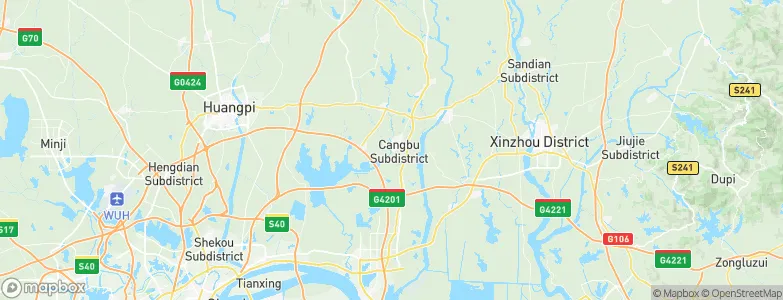 Cangbu, China Map