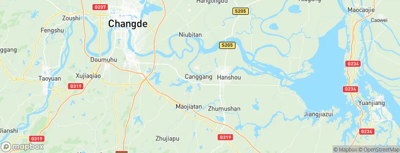 Canggang, China Map