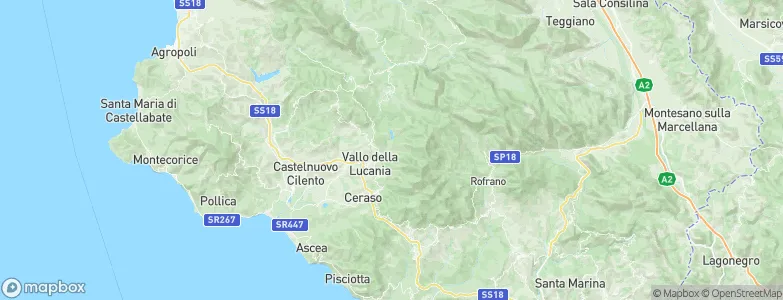 Cannalonga, Italy Map