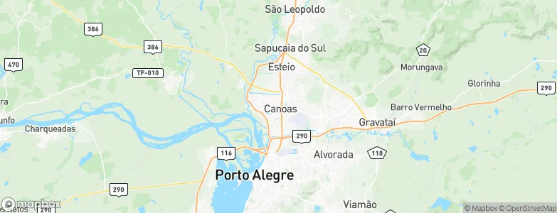 Canoas, Brazil Map