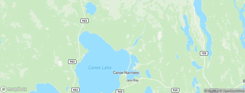 Canoe River, Canada Map