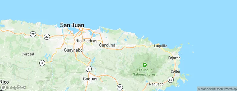 Canovanas, Puerto Rico Map
