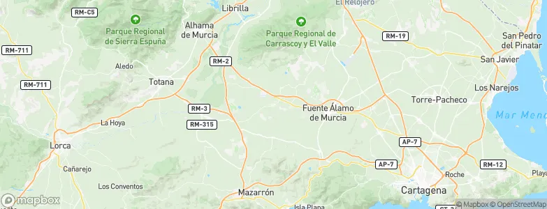 Cánovas, Spain Map