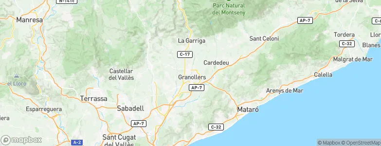Canovelles, Spain Map