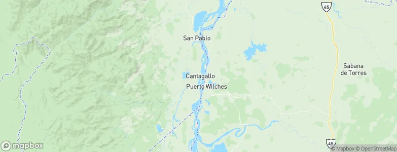 Cantagallo, Colombia Map