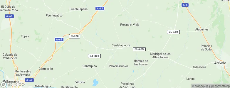 Cantalapiedra, Spain Map