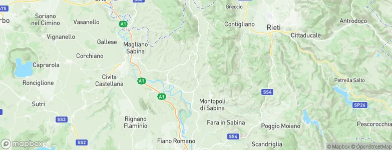 Cantalupo in Sabina, Italy Map