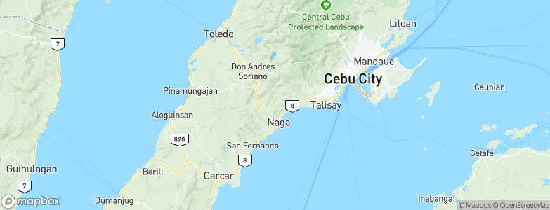 Cantao-an, Philippines Map