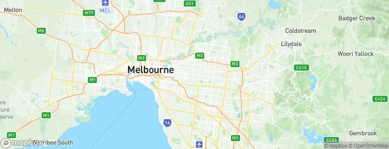 Canterbury, Australia Map
