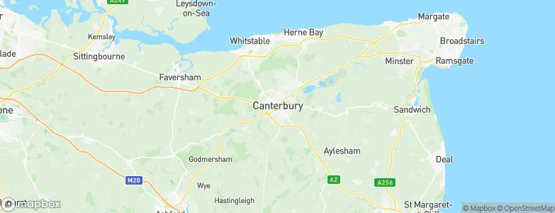 Canterbury, United Kingdom Map