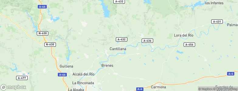 Cantillana, Spain Map