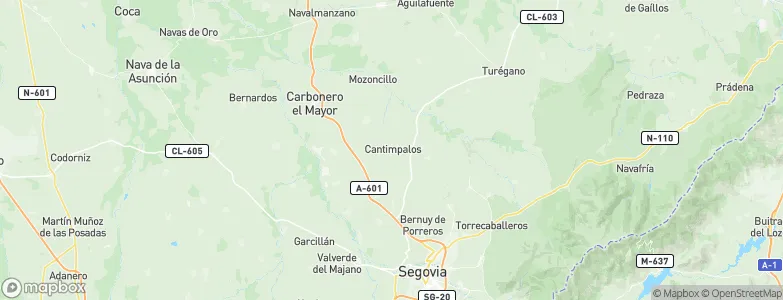 Cantimpalos, Spain Map