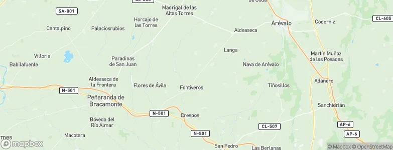 Cantiveros, Spain Map