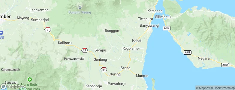 Cantuk Kidul, Indonesia Map