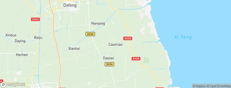 Caomiao, China Map