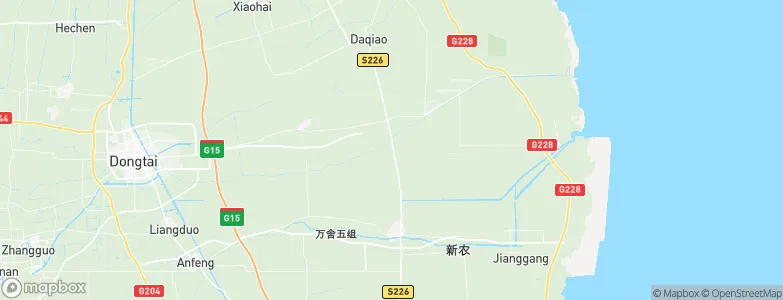 Caopie, China Map