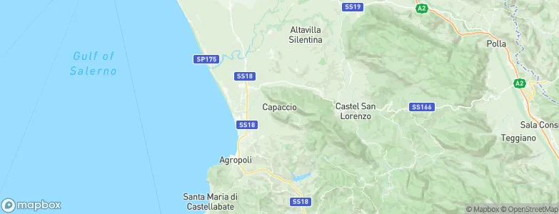 Capaccio Paestum, Italy Map