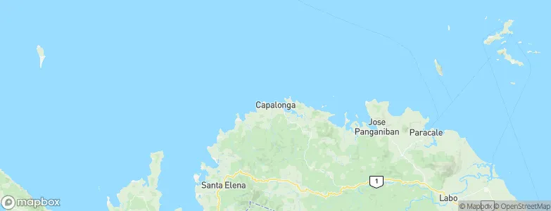 Capalonga, Philippines Map