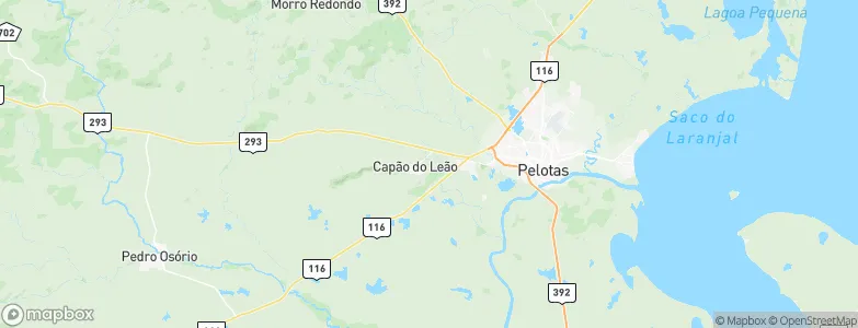 Capão do Leão, Brazil Map