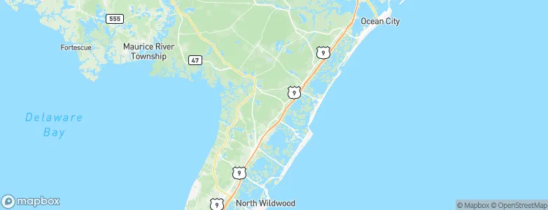 Cape May, United States Map