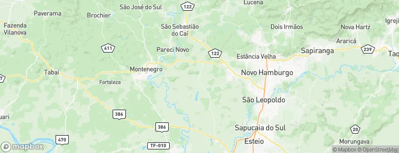 Capela de Santana, Brazil Map