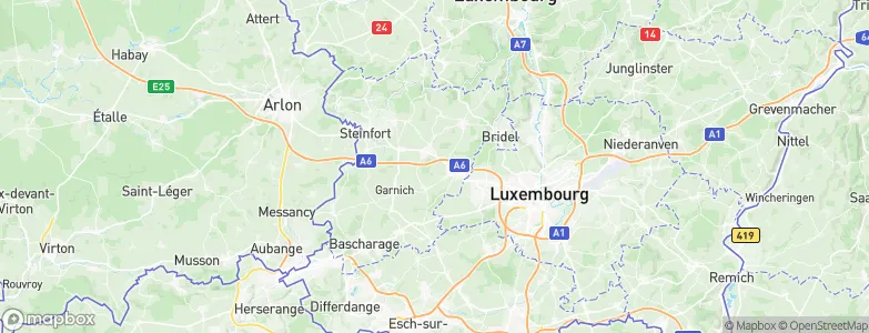 Capellen, Luxembourg Map